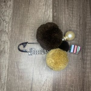 Juicy couture safety pin purse accessory